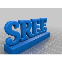 - Sree İsim (Bu ürün Sadece Plastik parçadır - Almadan Önce Soru Sorabilirsiniz)