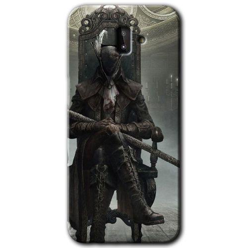 Potkal Hediye Fabrikası Samsung Galaxy J6 Plus Kılıf HD Desen Baskılı Arka Kapak - Bloodborne Hunters