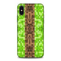 Lopard Apple Iphone X Uyumlu Kılıf PiXel (7) Telefon Kılıfı Yuvarlak