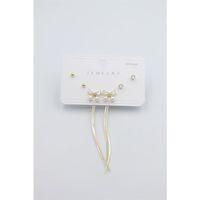 Çoklu Set Küpe - Altın