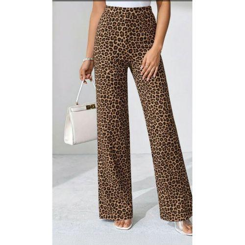 Kadın Yüksek Bel Paçaya Doğru Geniş Dalgıç Pantolon