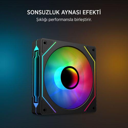 James Donkey Lugis JDC360 ARGB 360mm Siyah Sıvı İşlemci Soğutucu AM5 ve LGA1700 Uyumlu
