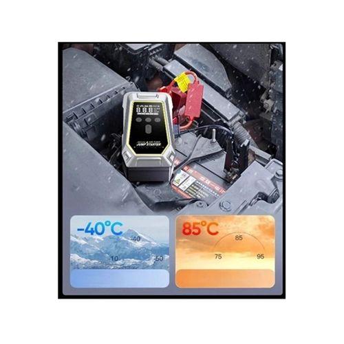 Tank Model Şarjlı 12.000 Mah Taşınabilir Çanta Araç Akü Takviye Cihazı Işıklı Hava Kompresörü