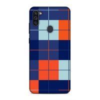 Samsung Galaxy M11 Uyumlu Kılıf Insomnia (23) Ultra Koruma Kılıfı Kırmızı Lacivert