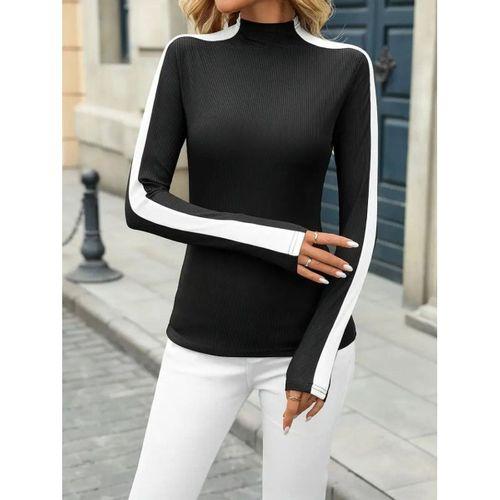 Kadın Uzun Kollu Balıkçı Yaka Kaşkorse Bluz