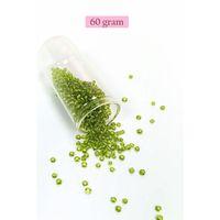 Dökme Cam Kum Boncuk (8/0) 3 mm - 60 Gram - Şeffaf Yeşil - BNC208