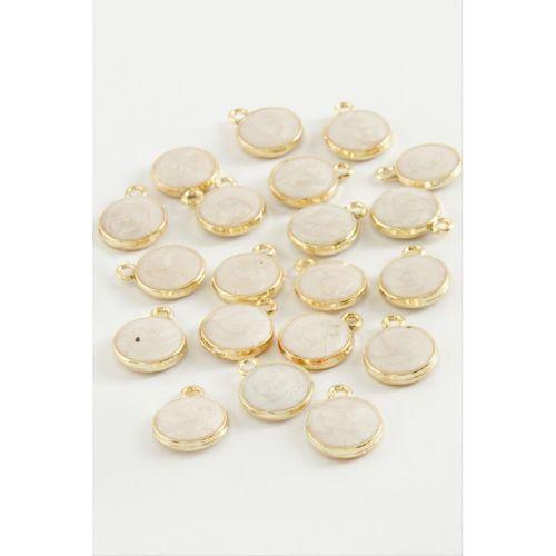 Yuvarlak Tek Kulplu Mineli Bileklik ve Kolye Ucu Aparatı 1 Adet