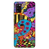 Lopard Samsung Galaxy A41 Uyumlu Kılıf Soyut Sanat (23) Baskılı Ultra Koruma Kılıfı