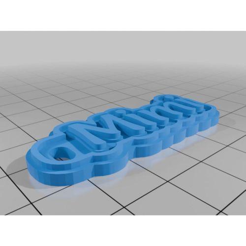 Mimmo Anahtarlık – 3D Baskı Keychain (Bu ürün Sadece Plastik parçadır - Almadan Önce Soru Sorabilirsiniz)