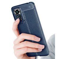 Fogy Xiaomi Redmi Note 11 Global Kılıf Kamera Korumalı Deri Görünümlü Tam Koruma Silikon Kapak