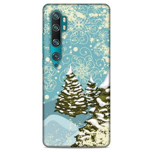 Xiaomi Mi Cc9 Pro Kılıf Snowix (29) Arka Koruma Kılıfı Yeşil Krem