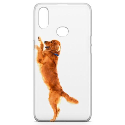 Samsung Galaxy A10s Kılıf Golden Retriever Arka Kapak Koruma Desenli Full Koruyucu