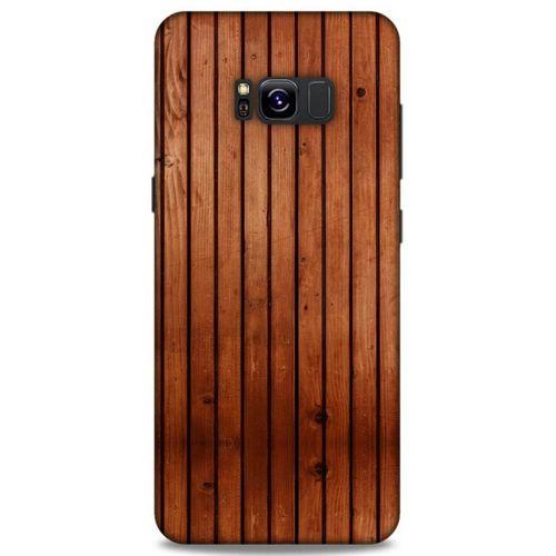 Lopard Samsung Galaxy S8 Plus Uyumlu Kılıf Wood'X (12) Koruyucu Silikon Desenli