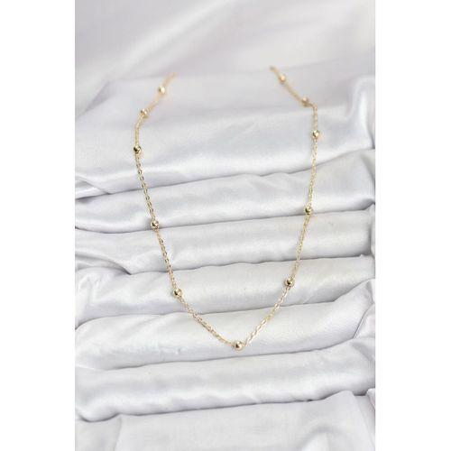 CM Gold Renk Top Zincirli Kadın Kolye
