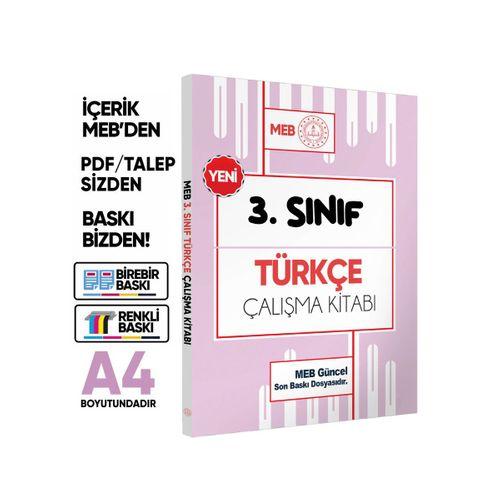 MEB ÖDM İlkokul 3 Sınıf TÜRKÇE Çalışma Kitabı Alıştırmalı/Etkinlikli Soru Bankası BASKI ÜCRETİ