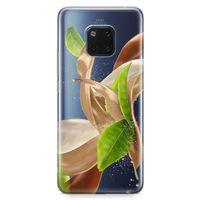 Huawei Mate 20 Pro Kılıf Süt Çay Nane Arka Kapak Koruma Desenli Full Koruyucu