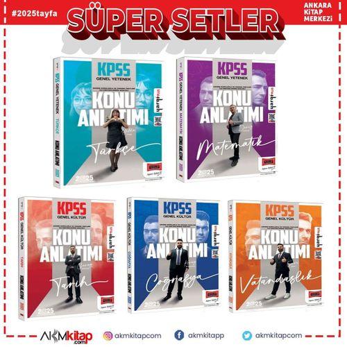 Yargı 2025 KPSS Genel Yetenek Genel Kültür Konu Seti 5 Kitap