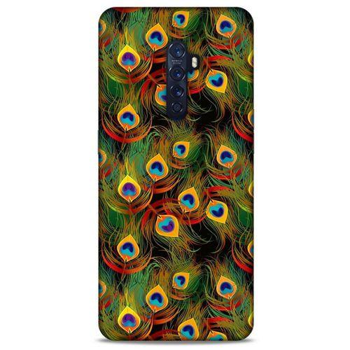 Oppo Reno 2 Kılıf Desenli Özel Seri Tüyler (12) Koruyucu Silikon