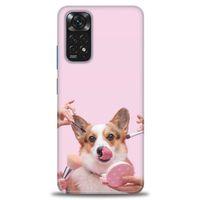 Xiaomi Redmi Note 11S Kılıf HD Baskılı Kılıf - Sevimli Köpek + Tam Ekran Koruyucu