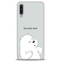 Samsung Galaxy A50S Kılıf HD Baskılı Kılıf - Excuse Me + Tam Ekran Koruyucu