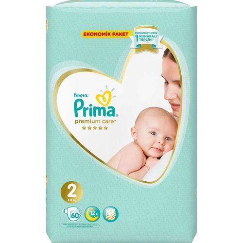 Çocuk Prima Premium Care Bebek Bezi Ekonomik Paket 2 Beden 60 Adet