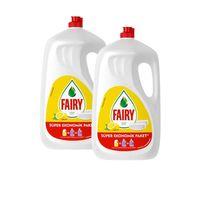 Fairy Limon Kokulu Süper Ekonomik Paket Sıvı Bulaşık Deterjanı 2600ML, 2 adet