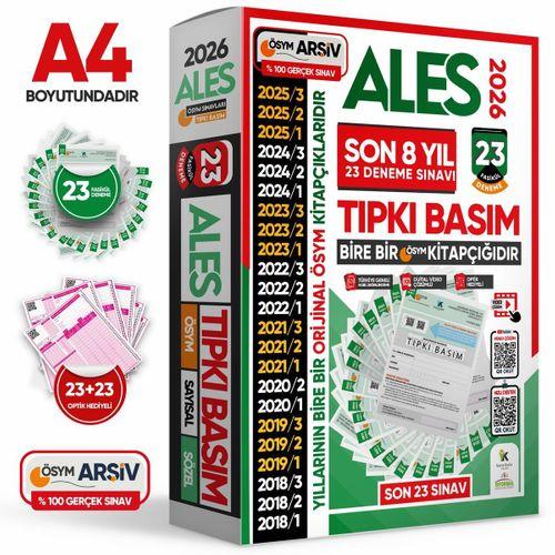 2026 ALES ÖSYM Tıpkı Basım EN EKONOMİK Çıkmış Soru 23lü Deneme Paketi Video/PDF Çözüm Türkiye Geneli
