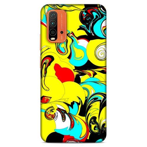 Lopard Xiaomi Redmi 9T Uyumlu Kılıf Soyut Sanat (26) Desenli Tpu Silikon Kılıf