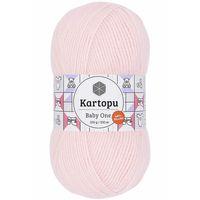 1 Adet Baby One Tüylenmeyen El Örgü İpi Yünü Bebe Pembe K255