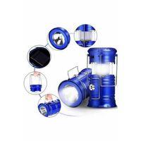 Kamp Lambası Solar Şarjlı Kızaklı Kamp Feneri Led Lamba Işıldak