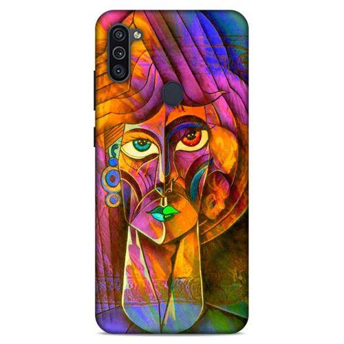 Lopard Samsung Galaxy M11 Uyumlu Kılıf Sürreal Yüzler ♀ (50) Shockproof Kılıf Desenli