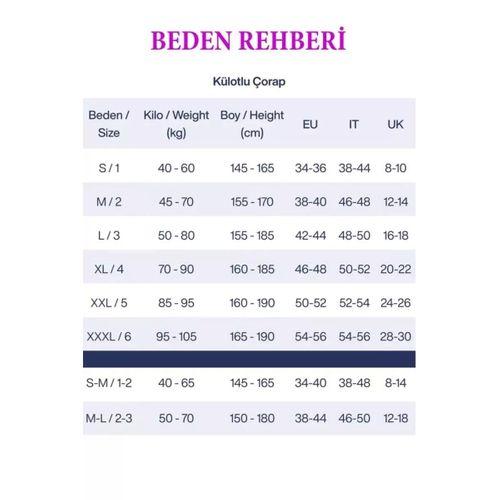 3 Adet Parlak Fit 15 Likralı Külotlu Çorap Siyah