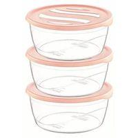 Çankaya 3'lü Karizma Yuvarlak Saklama Kabı ÇNK-2149