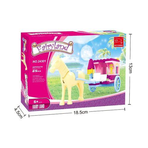 Ausini Fairland Girl Parça Sarı Atlı Fayton