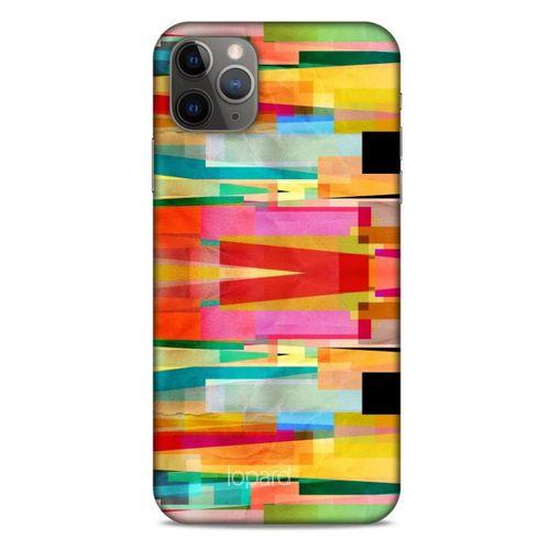 Apple Iphone 11 Pro Max Kılıf Pastel Renkler (21) Koruyucu Kapak Yeşil Kırmızı