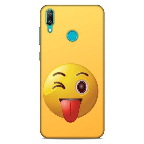 Emojix (42) Huawei Y7 Prime 2019 Kılıf Silikon Kapak Desenli