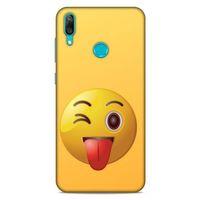 Emojix (42) Huawei Y7 Prime 2019 Kılıf Silikon Kapak Desenli