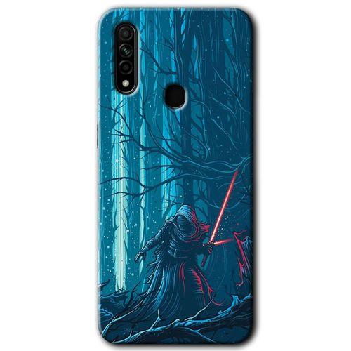 Oppo A31 Kılıf HD Desen Baskılı Arka Kapak + Temperli Cam - Jedi