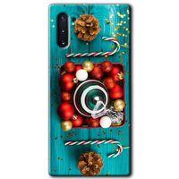 Potkal Hediye Fabrikası Samsung Galaxy Note 10 Kılıf HD Desen Baskılı Arka Kapak - Christmas
