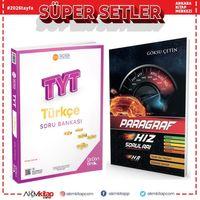 Üç Dört Beş TYT Türkçe ve Hız ve Renk Paragraf Soru Bankası 2 Kitap Set