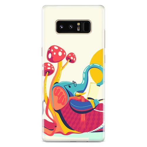 Samsung Galaxy Note 8 Kılıf Entel Fil Arka Kapak Koruma Desenli Full Koruyucu