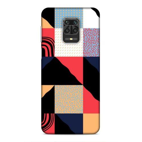 Xiaomi Redmi Note 9S Uyumlu Kılıf Insomnia (16) Kalın Kılıf Siyah Kırmızı