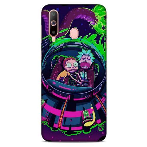 Samsung Galaxy A60 Uyumlu Kılıf Rick And Morty (30) Silicone Case Doofus Rick