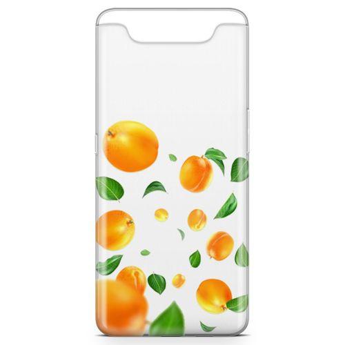 Samsung Galaxy A80 Kılıf Kayısılar Arka Kapak Koruma Desenli Full Koruyucu