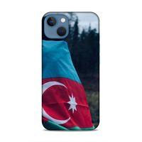 Apple iPhone 13 Uyumlu Kılıf Azarbaijan (38) Neo Hybrid Kılıf Bayrak Kadın
