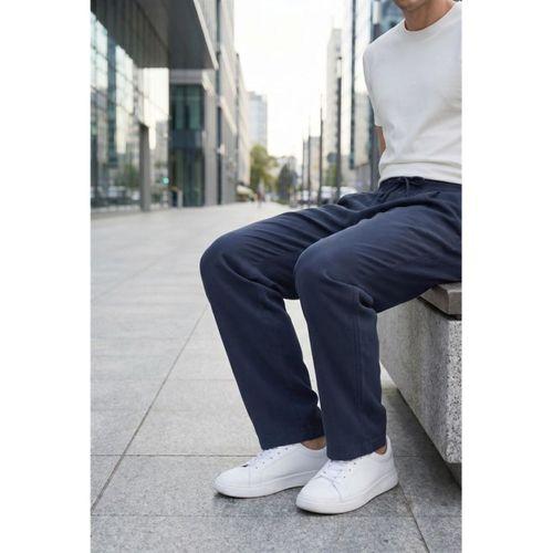 Wert Lyocell Kumaş Relaxed Fit Çİft Pileli Jogger Eşofman Altı Pantolon - Füme