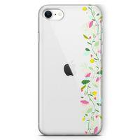 Apple iPhone SE 2020 Kılıf Asma Çiçek Arka Kapak Koruma Desenli Full Koruyucu