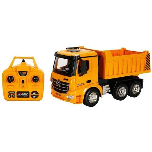 Eğitici Oyuncak 5083 SUN-RST-RC İŞ MAKİNESİ 1 18 DAMPERLİ KAMYON FF IŞIKLI 9CH 3 7V USB 2 4GHZ