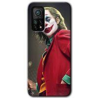 MRCİLETİSİM Xiaomi Mi 10T Kılıf Baskılı Kapak - Reel Joker + 5D Tam Kaplayan Cam