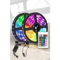 Yeni Nesil Rgb Işıklı 10metre Şerit Led Kumandalı Şarj Edilebilir